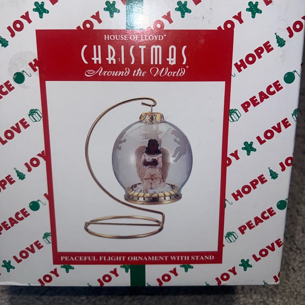 House of Lloyd Christmas Around the World Peaceful Flight ornament with a stand - Picture 2 of 8